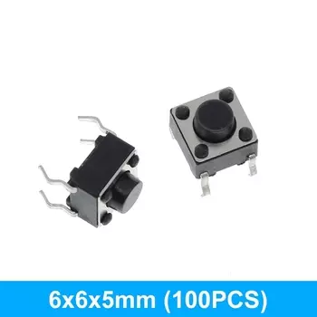 100 шт. тактовый переключатель TZT teng Push Button Switch