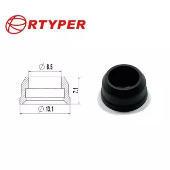 100 шт. Универсальная насадка на топливный инжектор 8,5*13,1*7,1 мм для Chevrolet Aveo Buick GMC Pontiac Wuling Hafei FAW