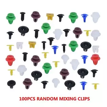 100 шт., универсальные пластиковые зажимы для крыльев автомобиля