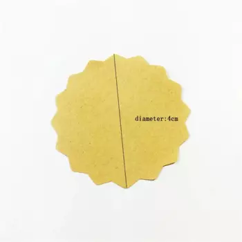 100 шт. винтажные белые крафтовые наклейки CBTstationery