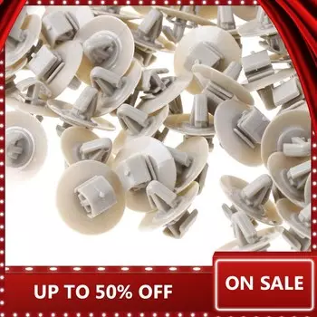 100 шт. зажимы для renault Trafic, боковое литье, Нижняя защита двери, отделка, автомобильные аксессуары, автомобильные аксессуары, интерьер