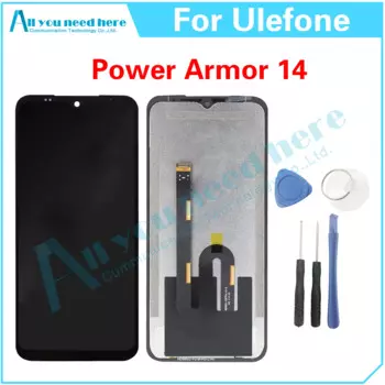 100% тест AAA для Ulefone Power Armor 14 ЖК-дисплей кодирующий преобразователь сенсорного экрана в сборе запасные части для замены