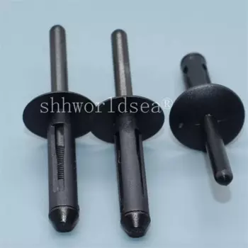 100 заклепки для крыла автомобиля, бампера, зажимы для Chrysler Jeep WJ Grand Cherokee 34201631, автомобильные крепежные зажимы, самоподключающиеся крепежные заклепки