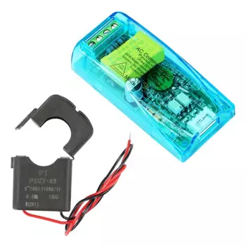 100A PZEM 004T 3,0 ваттметр с корпусом + открытый CT счетчик электроэнергии вольт-ампер ток тестовый модуль для Arduino TTL COM2/COM3/COM4