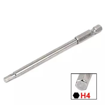 100mm 4mm Tip Hexagonal Magnetic Tip Hexagon Screwdriver Bits 1/4" Hex Shank Screwdriver Set Electric Repair Hand Tools отверток
