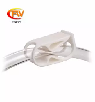 100 шт. Регулируемый контроль вливания потока Зажимная горка медицинский сифон хомут для шланга белый POM пластиковый зажим для шланга