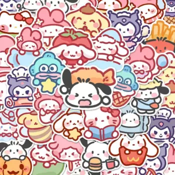 Набор наклеек MINISO с героями Sanrio
