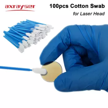 100 шт., микропалочки из хлопка axrayser для очистки линз