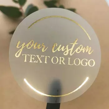 Набор наклеек из золотой фольги 100 шт.