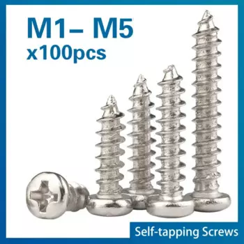 Nickel-Plated Carbon Steel Self-Tapping Screws M1-M5 XMSJ