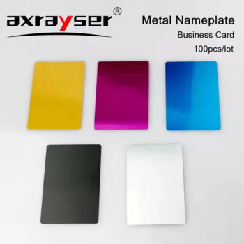 Металлические визитные карточки axrayser Metal Nameplate 5 цветов