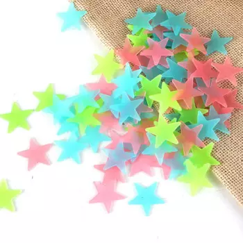 Светящиеся наклейки на стену HonC 100 шт.