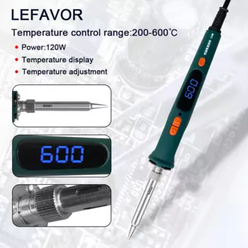 Электрический паяльник Lefavor 907S 120Вт 220V