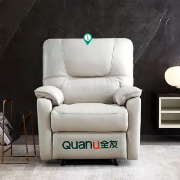 102901 диван мебель Американский удобный кожаный одиночный диван стул классический