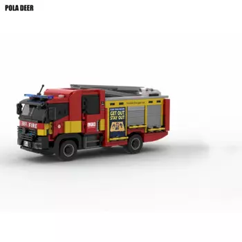 1036 шт., Детский конструктор «пожарная лестница»