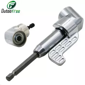 105 Degree Magnetic Bit Angle Extension Screw Driver 1/4 Hex Shank Angle Driver Screwdriver Power Tool Accessories