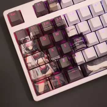108 клавиш/набор игровых ключей Arknights Schwarz PBT Cherry Profile Keycaps для MX Switch Keycaps для DIY механическая клавиатура игровая на заказ