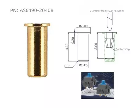 Розетка для CORSAIR GATERON GTMX RTLECS PCB9.5/PS1.0x5.25