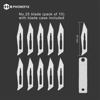 10 #11 #12 #15 #18 #21 #23 #24 #25 # хирургические лезвия из углеродистой стали стерильные стандартные для мобильных устройств ручные инструменты