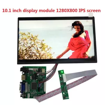 10,1-дюймовый экран, тактильный модуль kit1280x800 IPS HDMI, ЖК-модуль voiture Raspberry Pi 3 10 точек тактильный mo