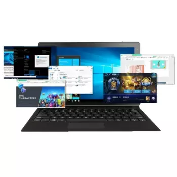 10,1-дюймовый планшетный ПК 2 в 1 с Windows 10, 4 ГБ ОЗУ, 64 ГБ ПЗУ P7, двойная камера, 1920 x 1280, IPS, совместимый с HDMI, 64 бита, четырехъядерный процессор USB 3.0
