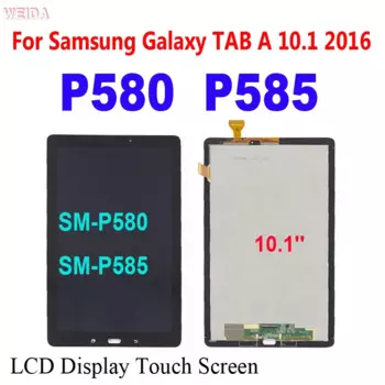 10.1'' LCD For Samsung Galaxy TAB A 10.1 2016 SM-P580 P580 P585 SM-P585 LCD Display Touch Screen Digitizer Assembly Replacement