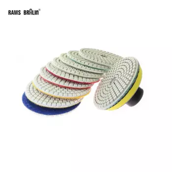 Алмазные гибкие полировальные диски RAMS BRALIN 11 шт.