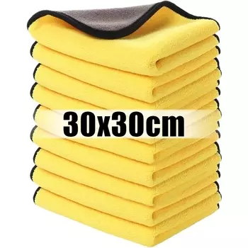 10/1 шт., салфетки из микрофибры для чистки автомобиля