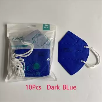 10-200 шт. 5 слоев FFP2 маска CE KN95 Mascarillas FPP2 Утвержденная защитная маска для лица многоразовый респиратор KN95 маска FFP2