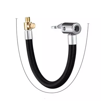 10, 20, 40, 60 см, шланг для накачивания автомобильных шин, надувной воздушный насос, удлинительная трубка, адаптер, поворотное соединение для шин, фиксирующий воздушный патрон