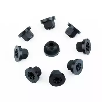 10/20/50 шт. 10 мм Автомобильная фотография Зажимы Пластиковые шестигранные заклепки для Mercedes Benz 7 серии 0039900251 для BMW 16131176747