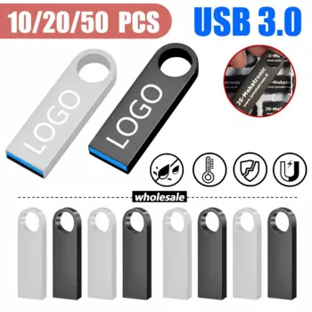 10/20/50 шт., флеш-накопитель USB 3,0, 8/16 ГБ, 32/64 ГБ