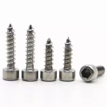 10, 20, 50 шт., винт с шестигранной головкой из нержавеющей стали 304, саморезы с шестигранной головкой M2 M2.6 M3 M3.5 M4 M5