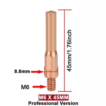 10/20 шт., контактный наконечник 0,8/0,9/1,0/1,2/1,4/1,6 мм