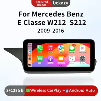10,25 "1920*720P Android 13 автомобильный экран для Mercedes W212 2009-2016 Авторадио мультимедийный Wi-Fi 4G беспроводной Carplay GPS навигатор стерео
