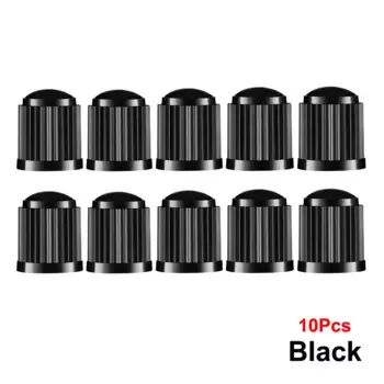 10/25/50/100 шт. колпачки для клапанов шин, пластиковые пылезащитные чехлы для штока автомобильных шин, универсальные колпачки для клапанов для автомобилей, мотоциклов, велосипедов, велосипедов