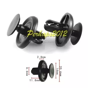 10/50/100x для 2002-On двигателя под крышкой OEM клипса фиксатор крепления 90467-07201 9046707201 для Toyota