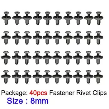 10 ~ 50 шт. 8 мм автомобильные зажимы универсальные пластиковые расширительные заклепки украшения автомобиля папка дверные зажимы для обрезки пластины