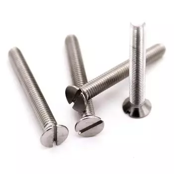 10/50 шт. м3 М4 М5 М6 М8 8. 0 A2-70 нержавеющая сталь GB68 Метрическая резьба шлицевая плоская потайная головка винтовой болт