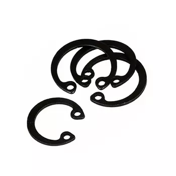 10/50 шт. M3 M4 to M40 GB893 304 нержавеющая сталь, черное стальное отверстие для подшипника типа C, внутренний стопорный зажим, стопорное кольцо