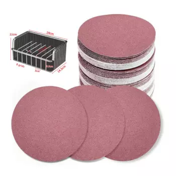 10/50 шт. 125 мм шлифовальная бумага без отверстий, металлические полированные деревообрабатывающие инструменты, аксессуары, 60/100/120/5000, полировальные шлифовальные диски