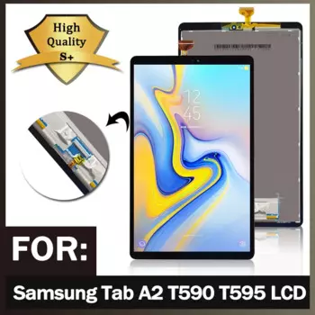 10,5 "проверенный T595 T590 дисплей для Samsung Tab A 10,5 SM-T590, ЖК-дисплей с сенсорной панелью, дигитайзер в сборе