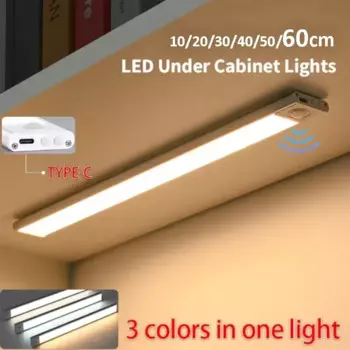 LINYIRAOM светодиодный светильник под шкафом 10-60 см