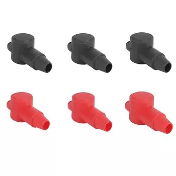 10/6 шт. силиконовые клеммы, защитные колпачки для автомобильного аккумулятора, автомобильные аксессуары, огнестойкая изоляционная оболочка для аккумулятора