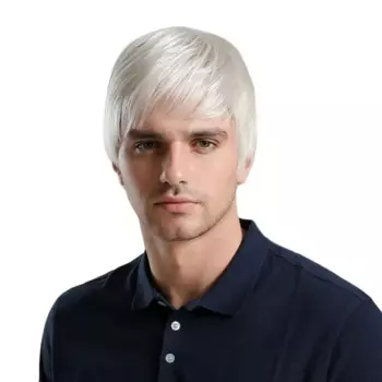 10 дюймов, короткие прямые боковые части, многослойный парик Hair Friendly Wig