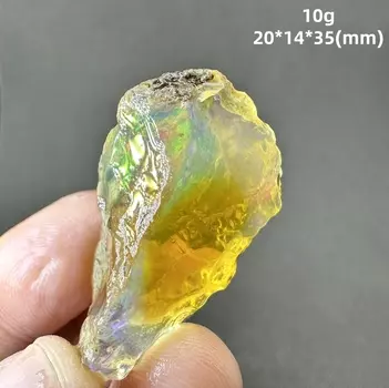 10 г натуральный редкий цвет, Эфиопия, вода, опал, драгоценный камень, минеральный образец + целебные кристаллы кварца и камни, драгоценный камень