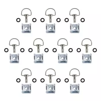 10 комплектов крепежных креплений обтекателя мотоцикла 1/4, болты с зажимом, быстрый винт 17 мм