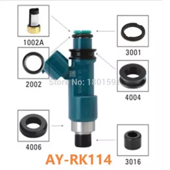 10 комплектов, оптовый ремонтный комплект для впрыска топлива, фильтр fkm, резиновые уплотнительные колпачки для автомобиля Toyota lexus Subaru ( AY-RK114)