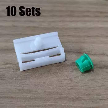 10 комплектов зажимов для накладки на боковые пороги для Bmw 3 серии E36 E46 E90 E91 51718184574 51711932996 Автозажим для крепления