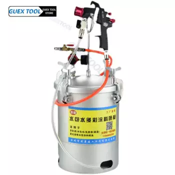 10 л цветная аэрозольная краска пистолет 2,5/3,0/3.5 комплект резервуара для кастрюли высокого давления пистолет-распылитель краски высокого давления 2,0 мм сопло распылитель краски